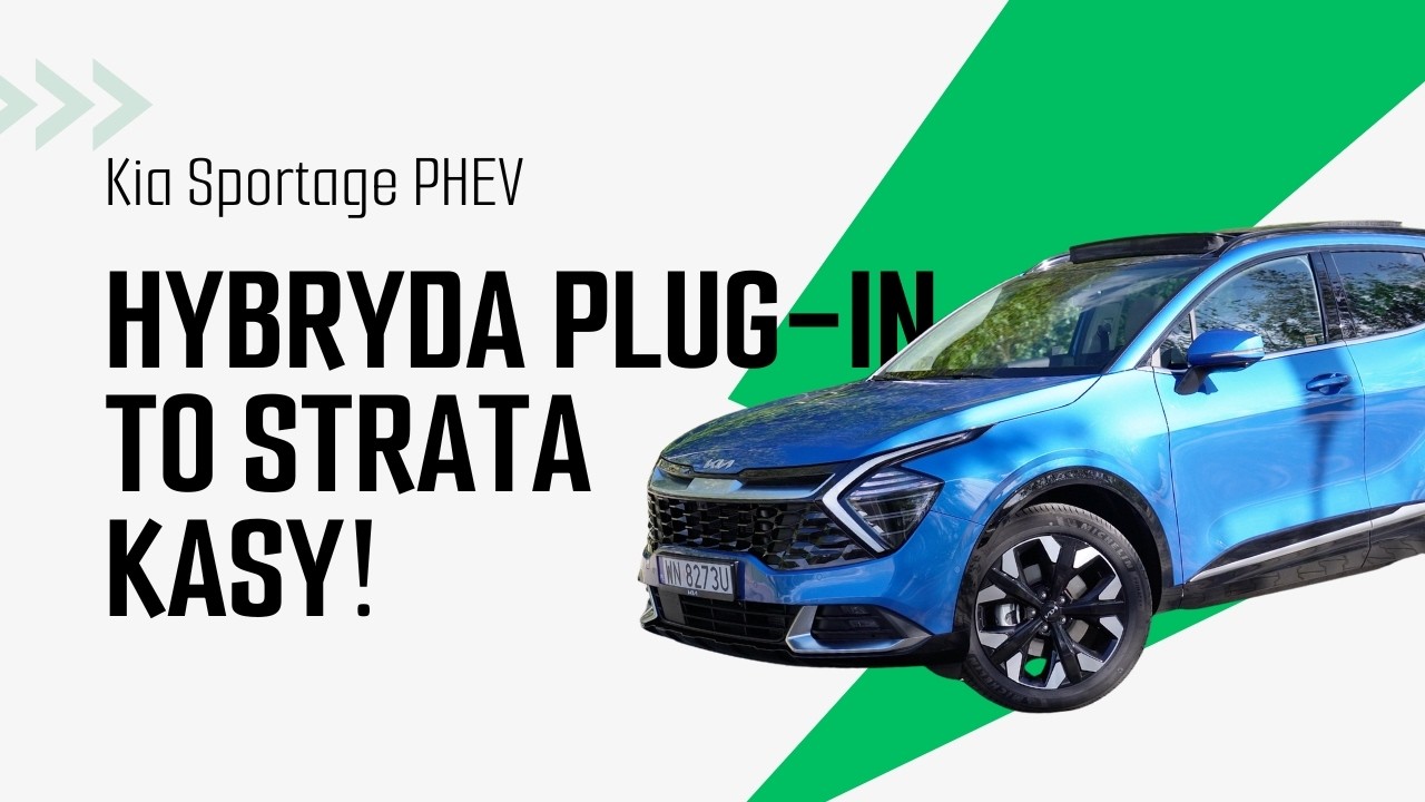 Hybryda PLUG-IN to STRATA kasy! Test ZASIĘGU na prądzie KIA SPORTAGE PHEV - Irokez