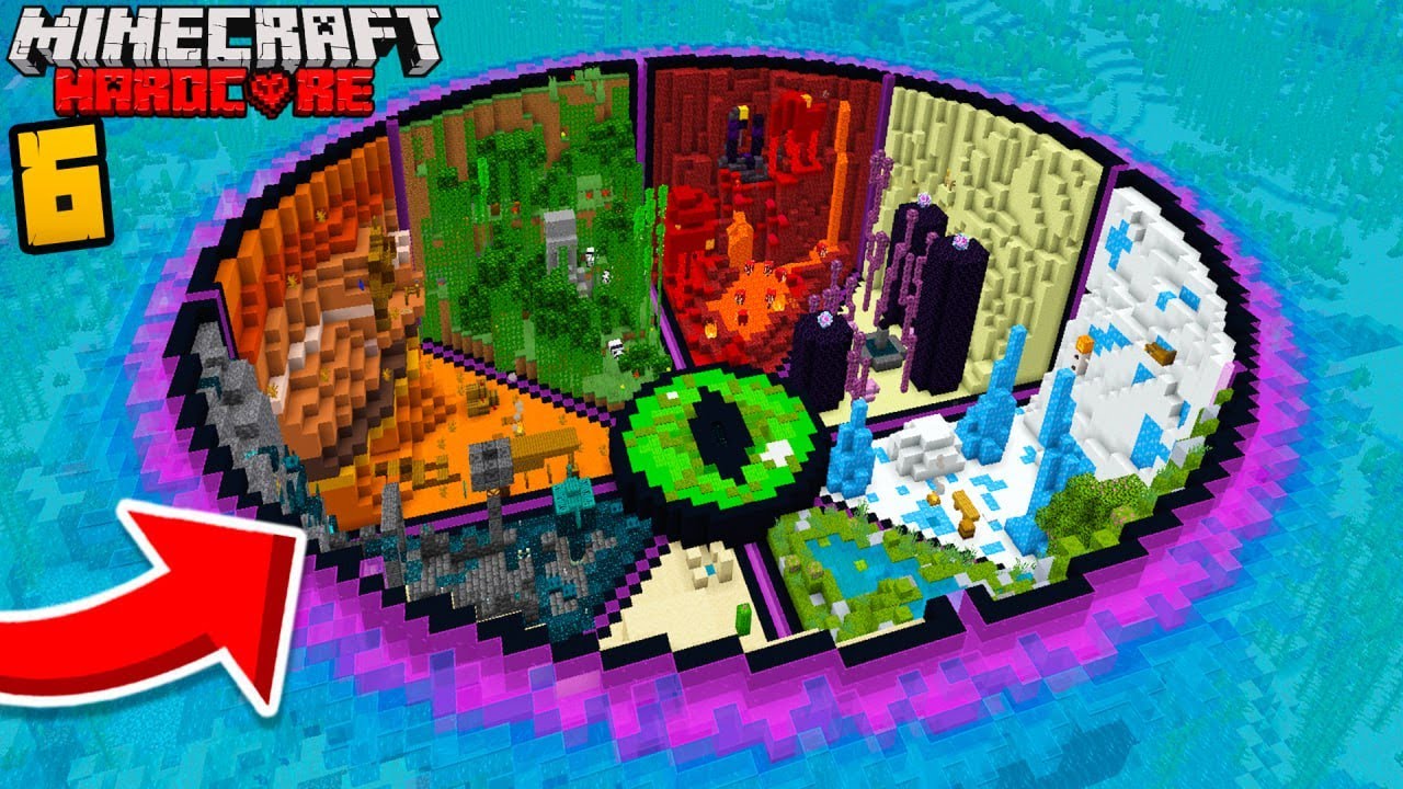 Ich habe das ENDPORTAL in Minecraft Hardcore transformiert!