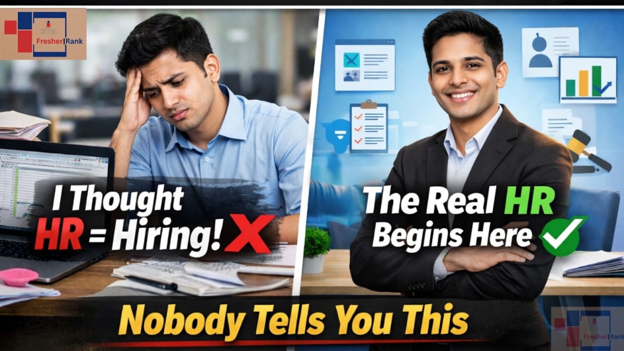 The Truth About HR Jobs After MBA | From HR Fresher to HR Professional