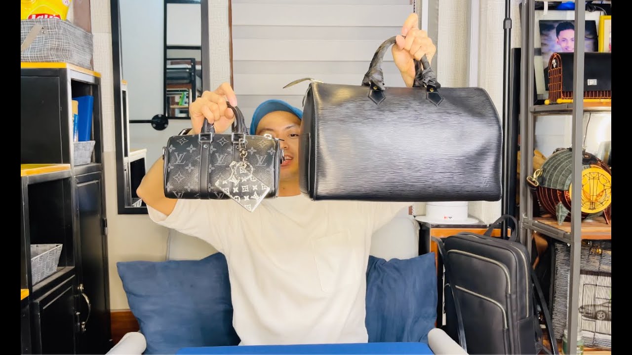 Louis Vuitton Speedy 40 Black Epi Leather