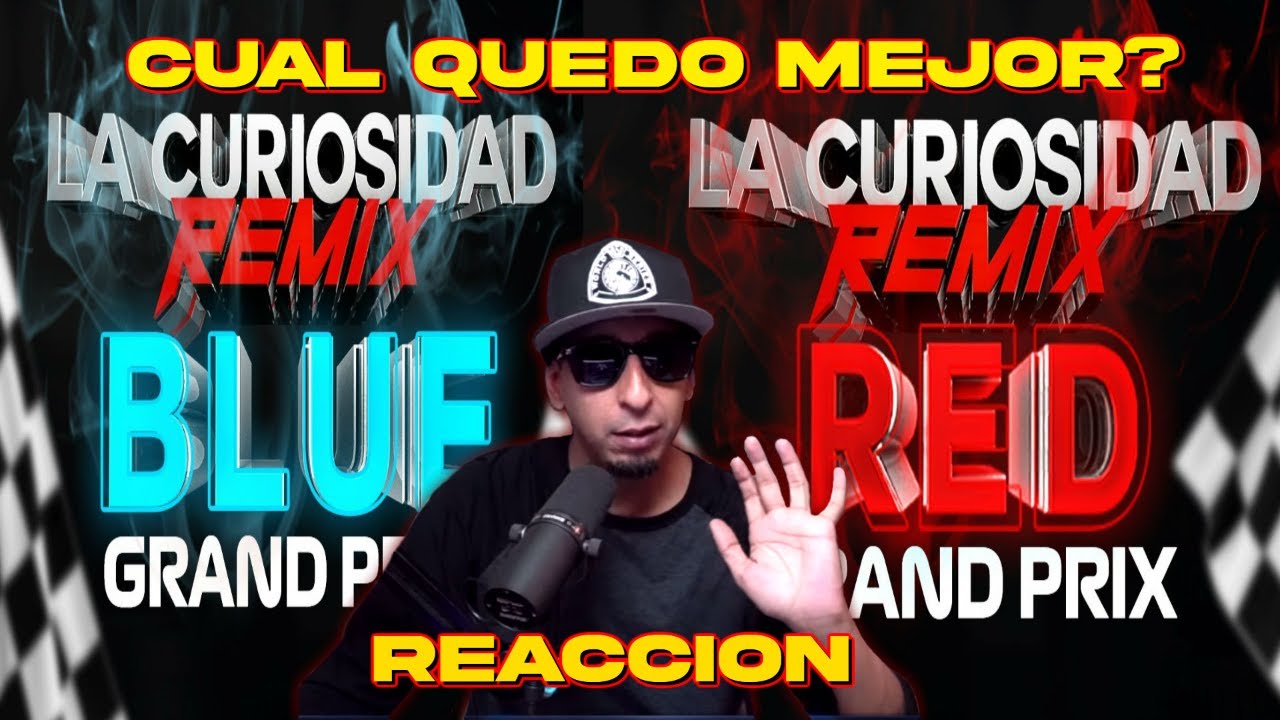 REACCIÓN A LA CURIOSIDAD REMIX BLUE Vs RED 🙀🏎️