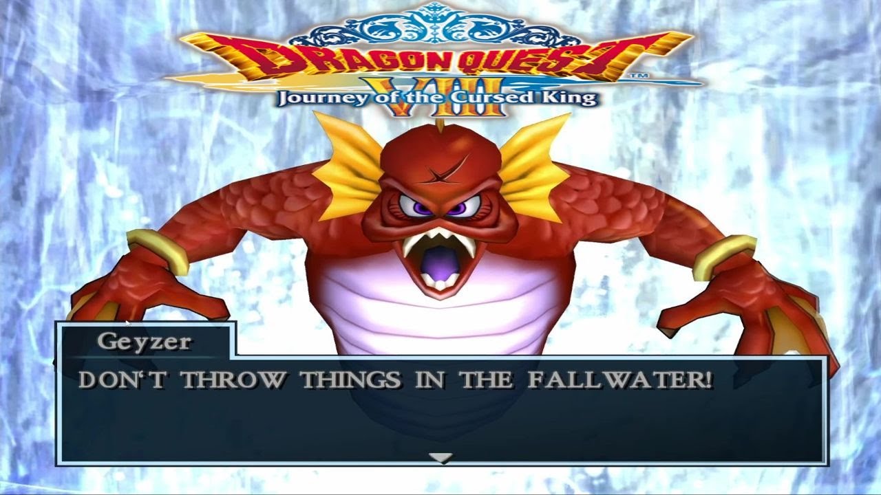 Dragon Quest VIII (PS2) Geyzer Boss w/ Fisticuffs | HuffleScuf HD Remaster