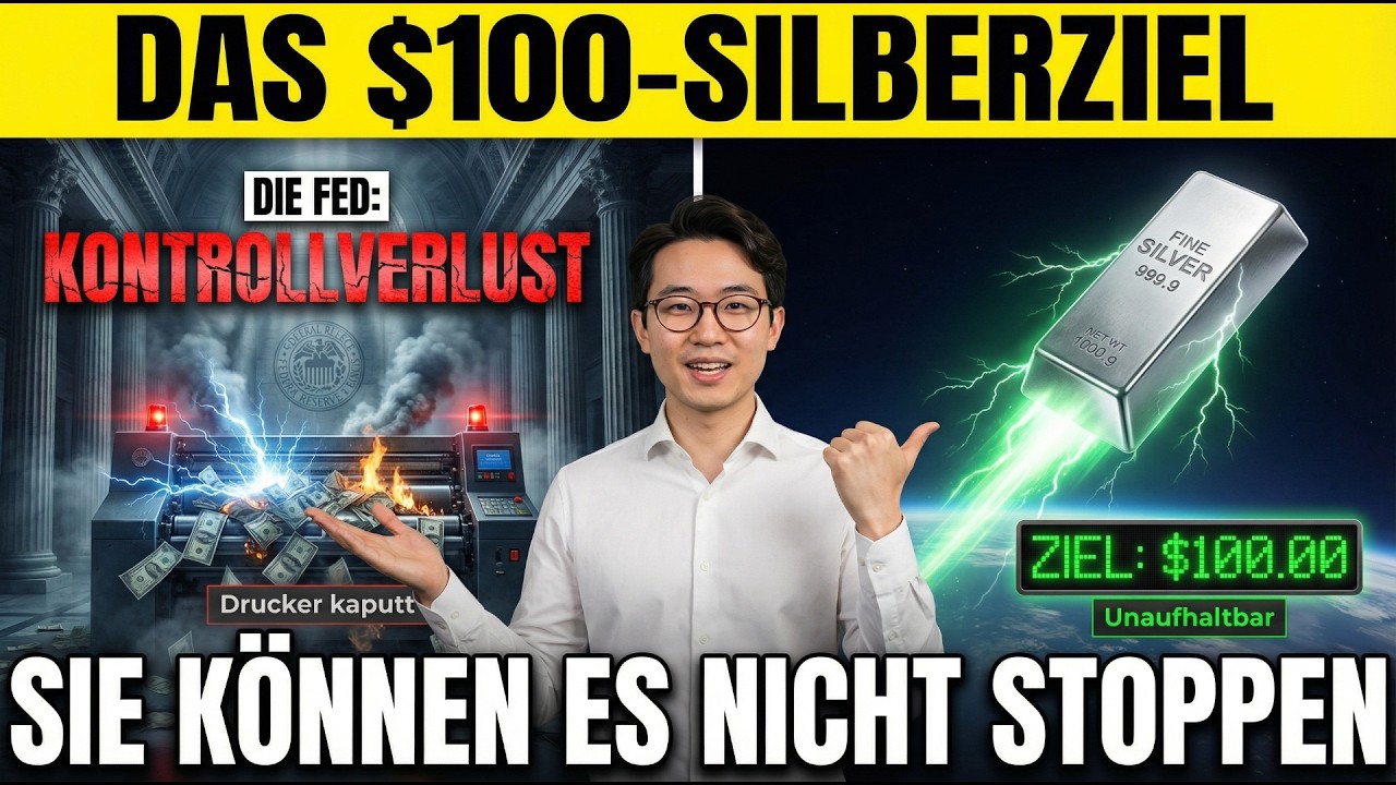 DAS 100-$-SILBERZIEL: Die Fed hat gerade die Kontrolle verloren (Breakout)