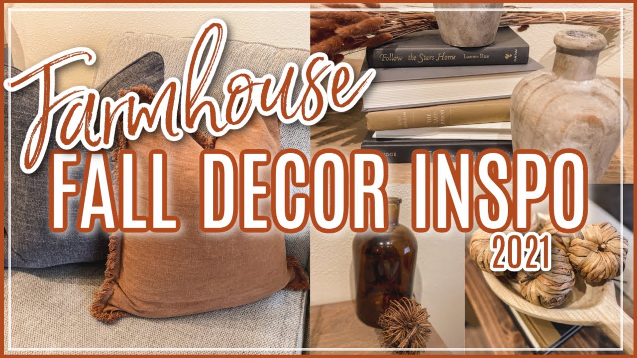 DECORATING FOR FALL! Fall Farmhouse Decor 2021 + Fall Farmhouse Decorating Ideas