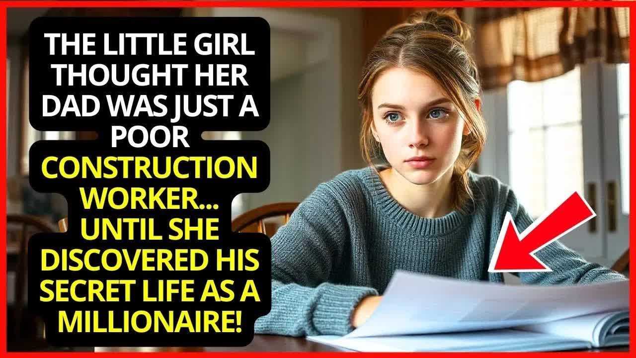 The Little Girl Doesn_t Know Her _Poor_ Father Is Actually A Secret Millionaire.