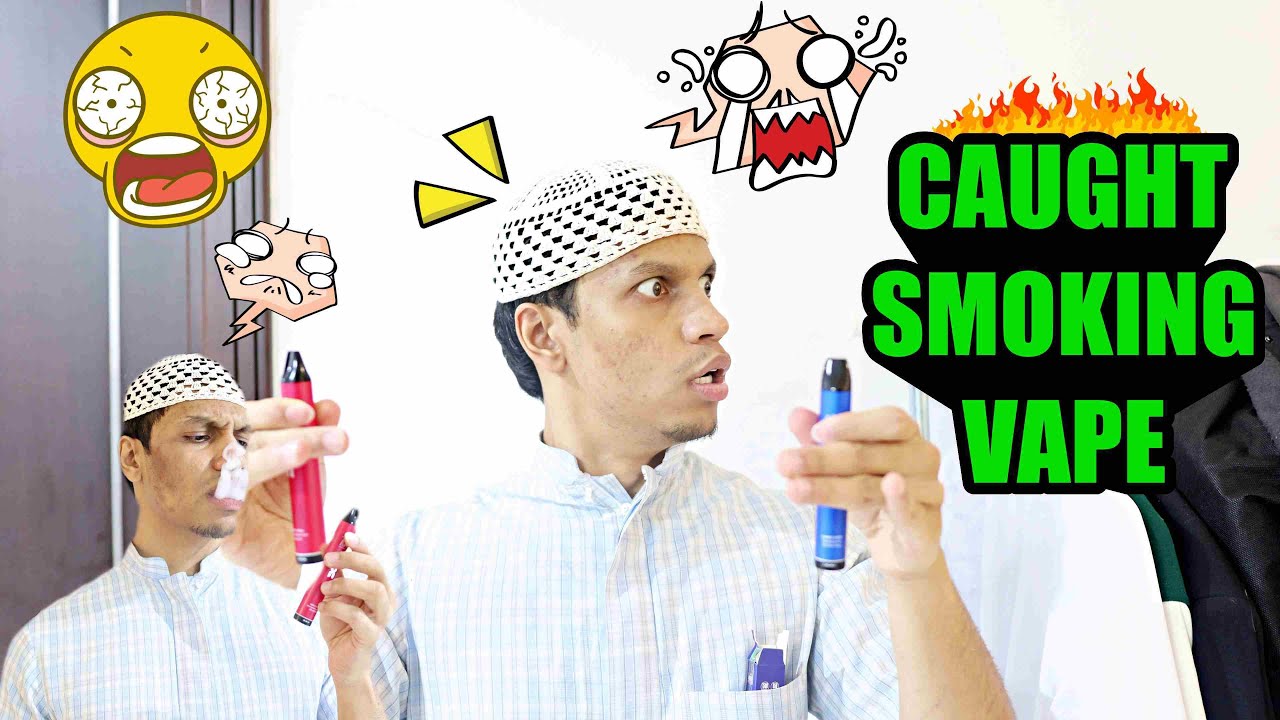 Отец застал сына за курением вейпа