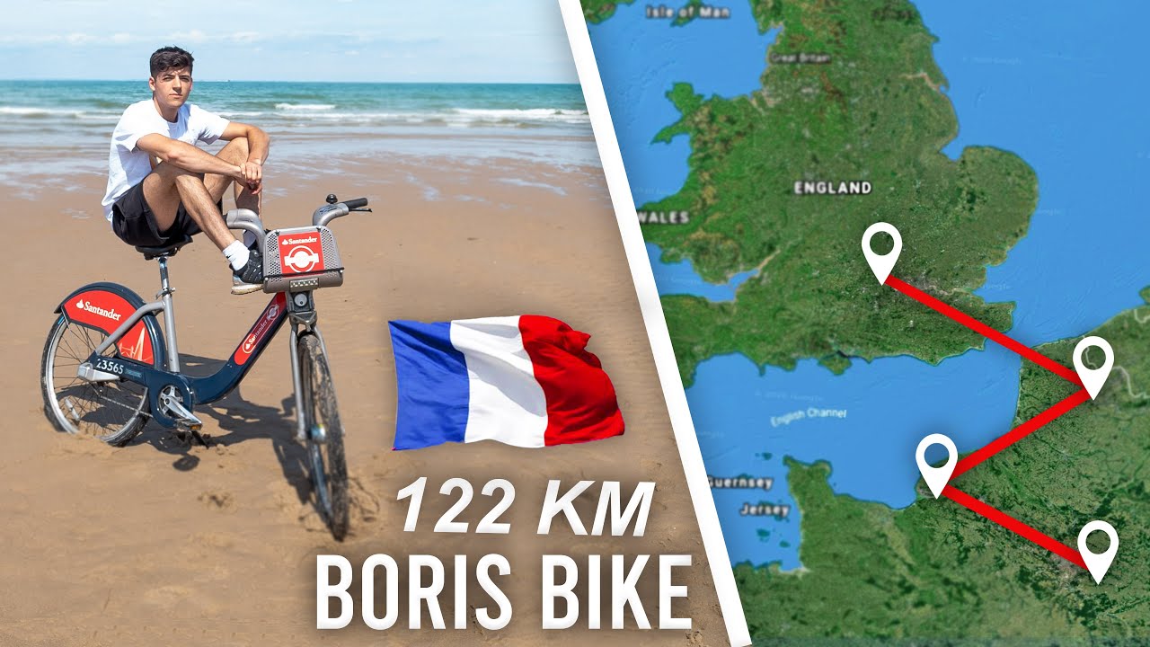 Я доехал на велосипеде Boris Bike до Франции за 24 часа...