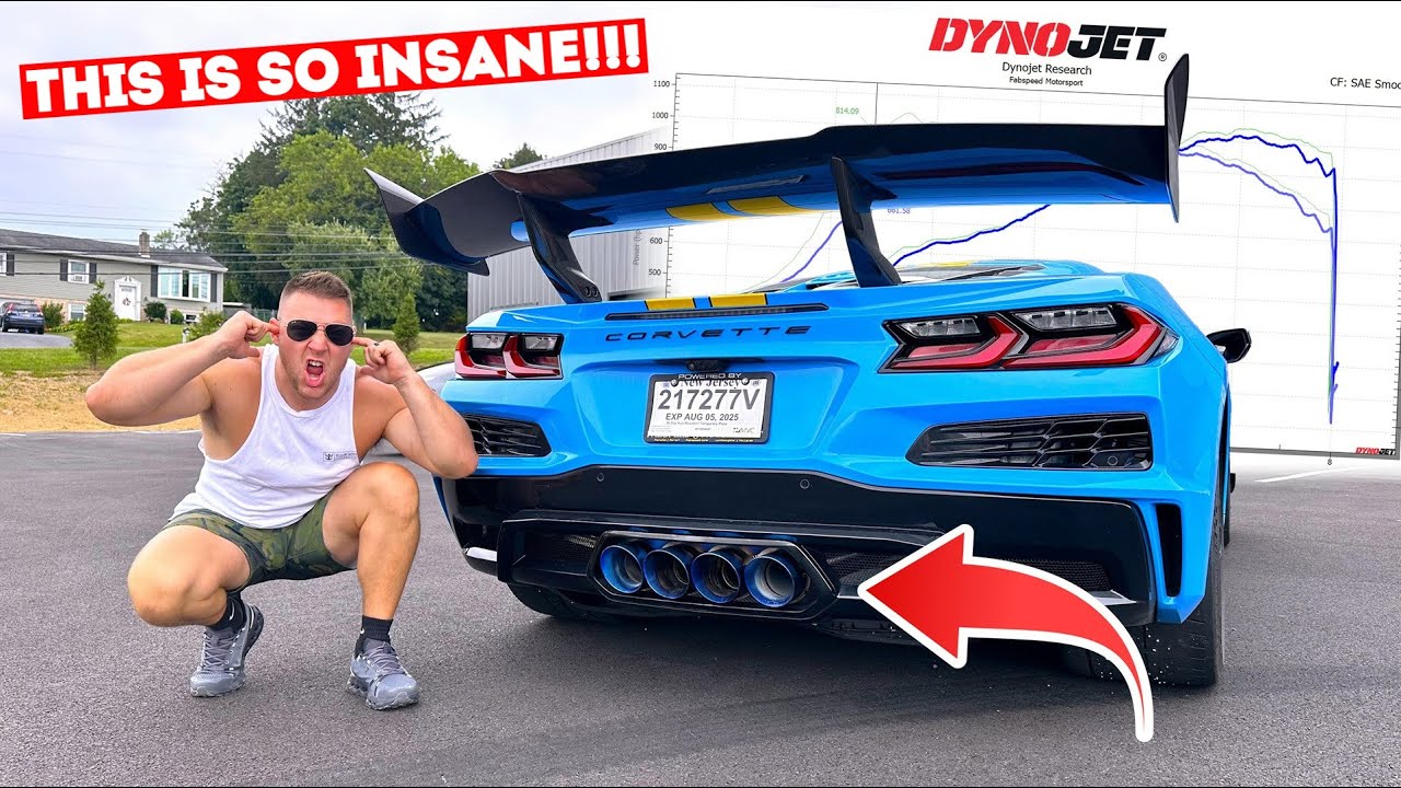 REVEALING The World's FIRST C8 ZR1 EXHAUST!!! *INSANE 100HP+ DYNO GAINS!!!*