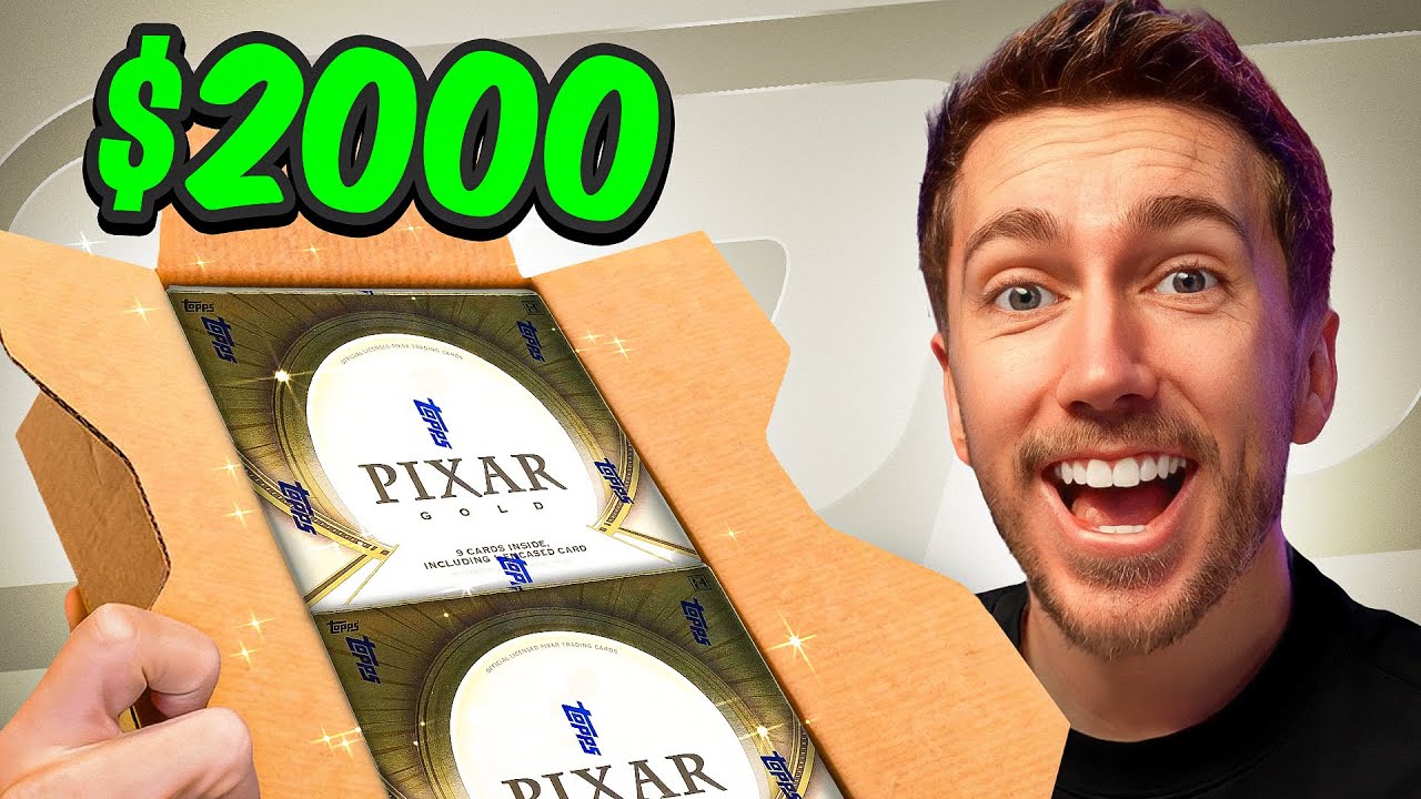 I Finally Open My $2000 *PIXAR* Only Cards Case!