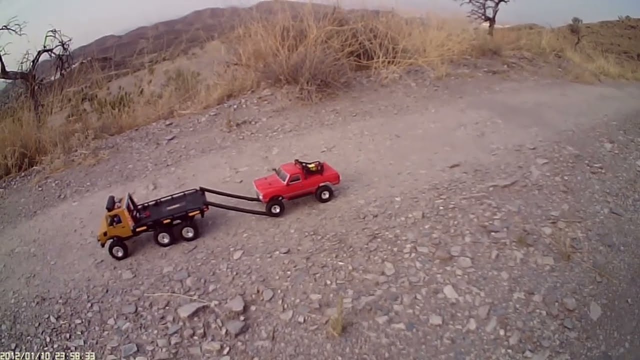 JJRC C8823  6x6 Flatbed First Recovery.