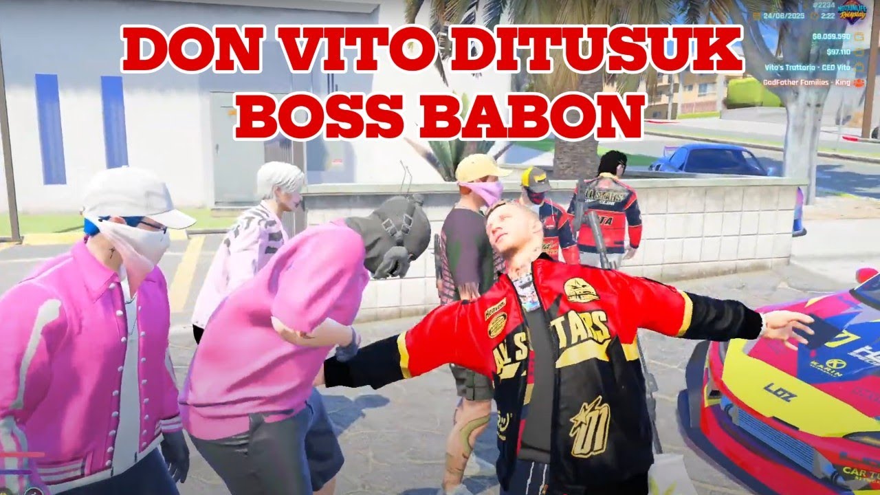 DON VITO DITUSUK BOSS BABON SAAT JADI PINK PANTHER!!! #gta5 #mlrp #motionliferp #allstar #donvito