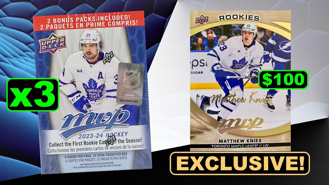 THEY OVERDELIVERED! - 2023-24 Upper Deck MVP Hockey Retail Blaster Box Break x3