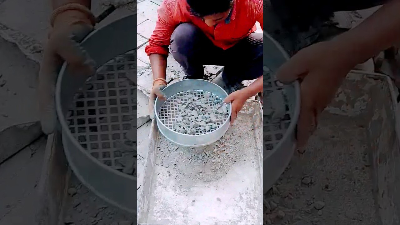 gradation test of wmm #sieve analysis test