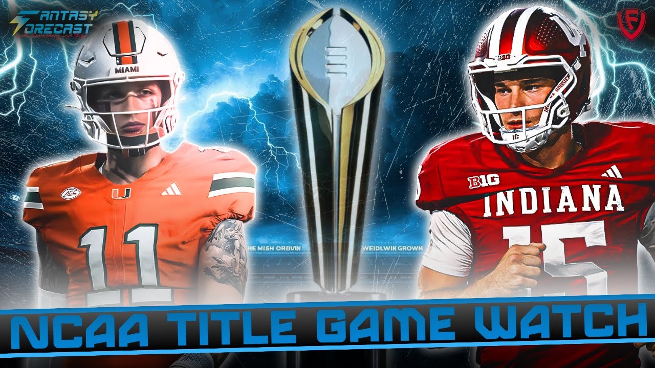 NCAA Championship Fantasy Preview | 2026 NFL Draft Sleepers & Rookie Impact