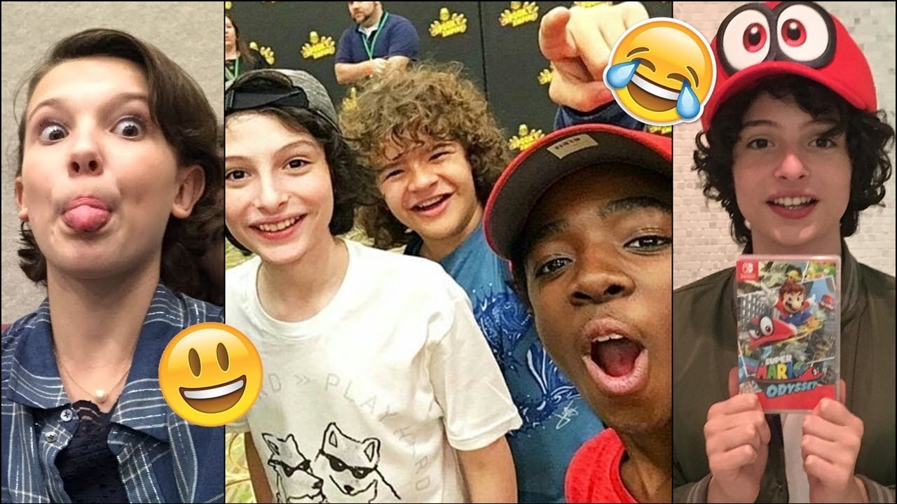 Stranger Things Cast - 😊😊😊Best and Funny Instagram Stories / Snapchat Moments 2017 😍