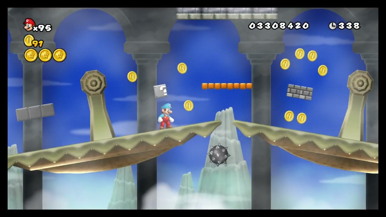 Morton in the Mountain Cemetery - New Super Mario Bros. Wii - Custom Level (Review)
