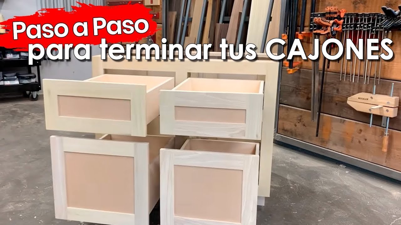 Construya gabinetes de manera f&aacute;cil | C&oacute;mo hacer caras de cajones