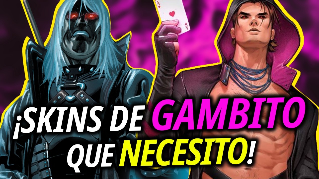 ¡SKINS de GAMBITO que deben llegar a Marvel Rivals: ¡Urgente!