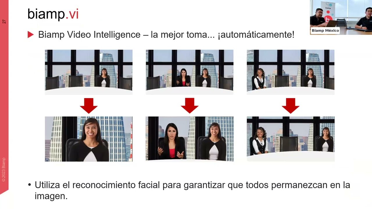 Barras de videoconferencias Parlé de Biamp