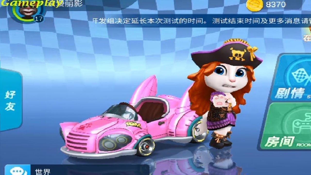 Talking Tom Karting  Android Gameplay  #6- TALKING ANGELA  New Outfit Unlocked