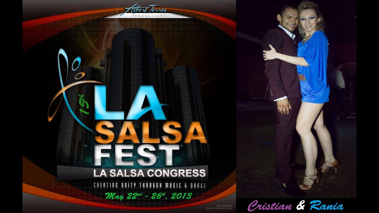 Cristian Oviedo & Rania Tyliou (Salsa Sinners)| 15th LA Salsa Congress 2013 | Social Dancing
