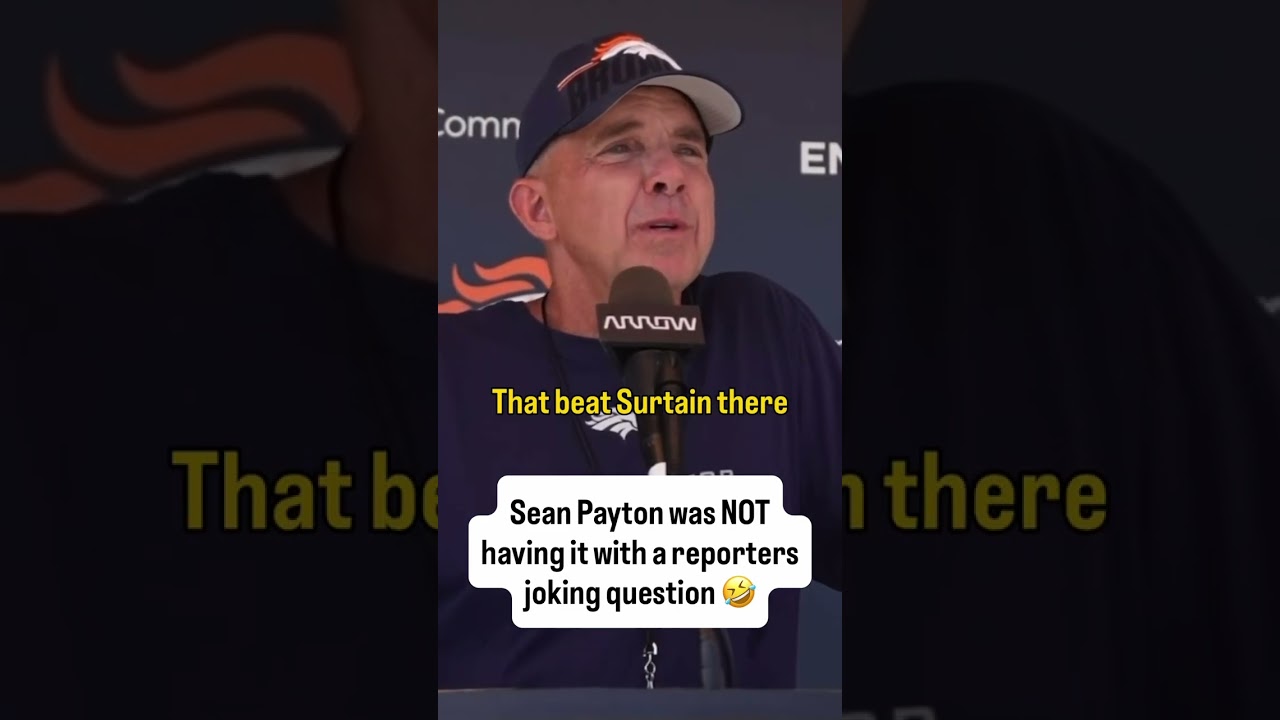 Sean Payton Was NOT Joking with the Reporter 😭