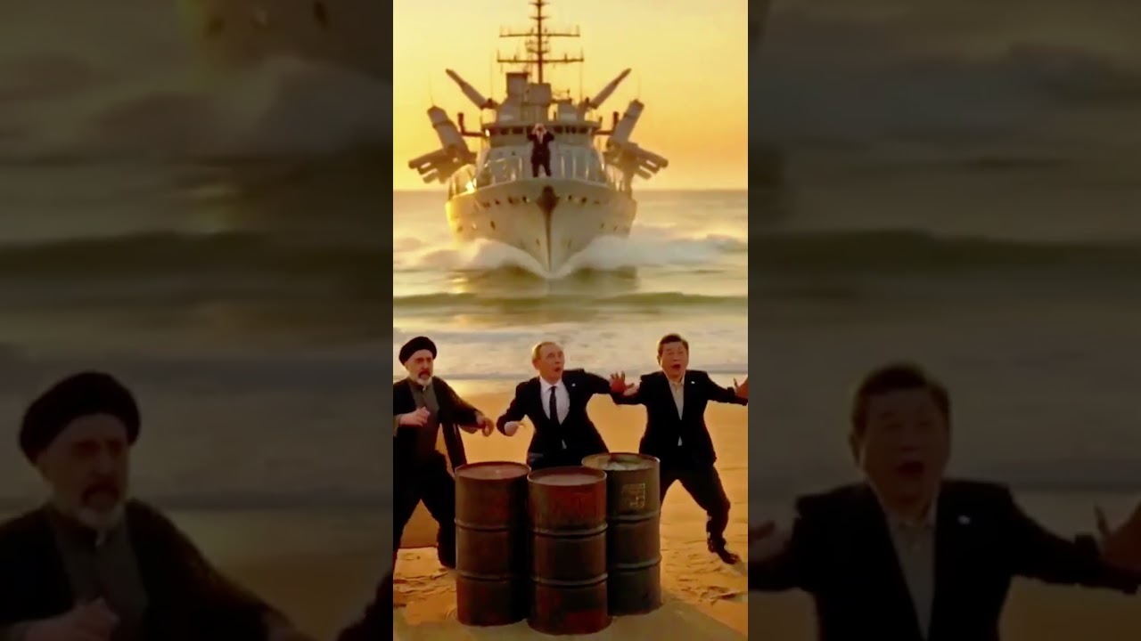 Beach Oil Deal Turns Into Missile Chaos! 🚀 Trump Arrives with a Warship &mdash; Everyone Runs! 😂