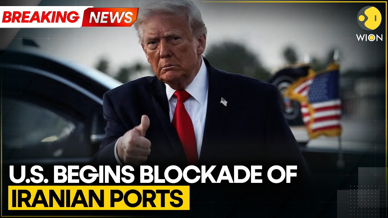 BREAKING: US Navy Begins Blockade Of Iranian Ports | WION
