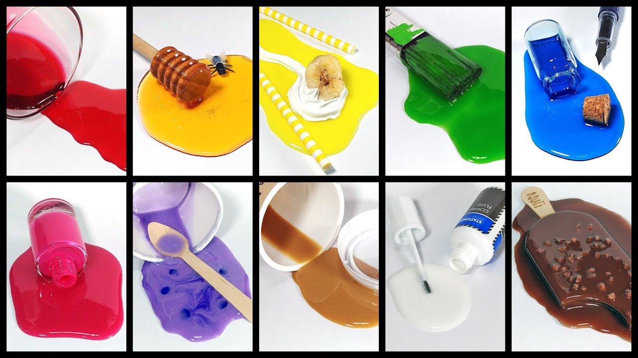 10 Ultra Realistic Fake Spills from Epoxy Resin DIY Tutorial | April Fool Jokes | Gag Props & Pranks