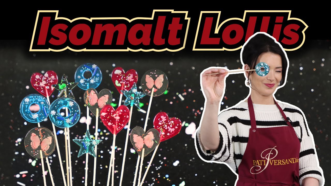 Traumhafte Isomalt-Lollis selber machen 🤎 Arbeiten mit Isomalt