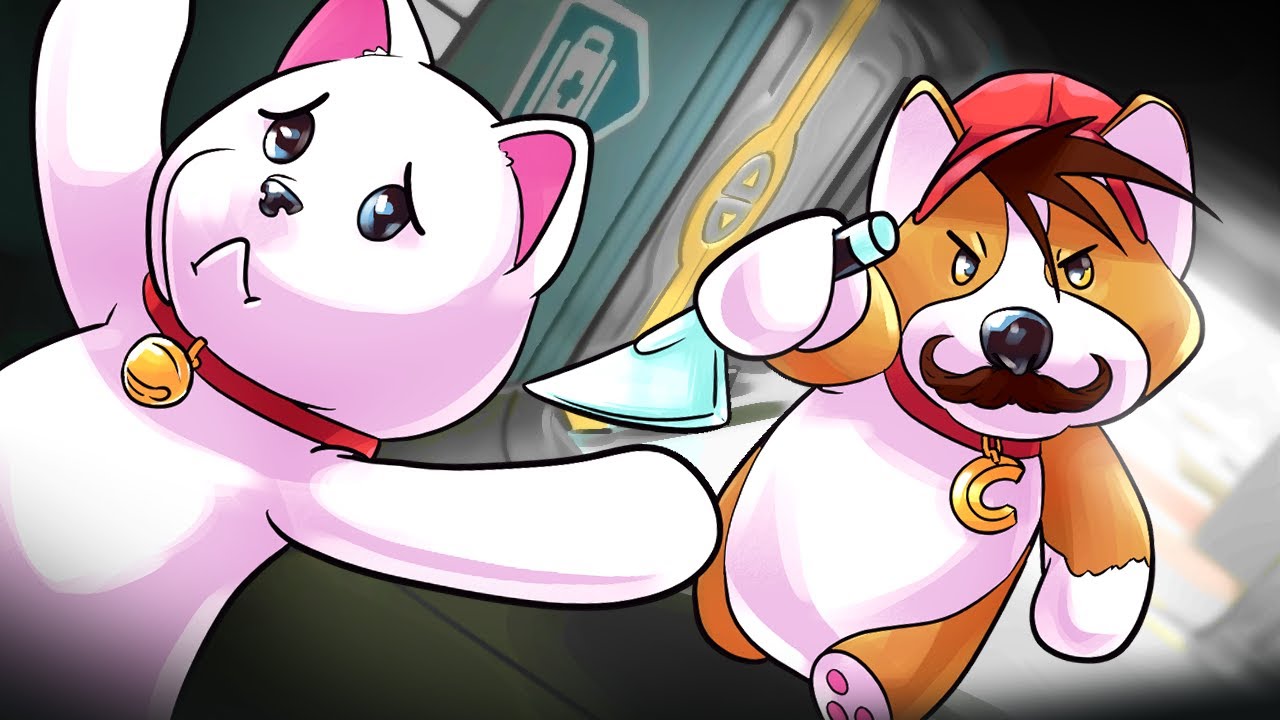 YOU CANT RUN FROM ME! | 4 EVIL GAMES! (Party Animals: Crisis Mode)