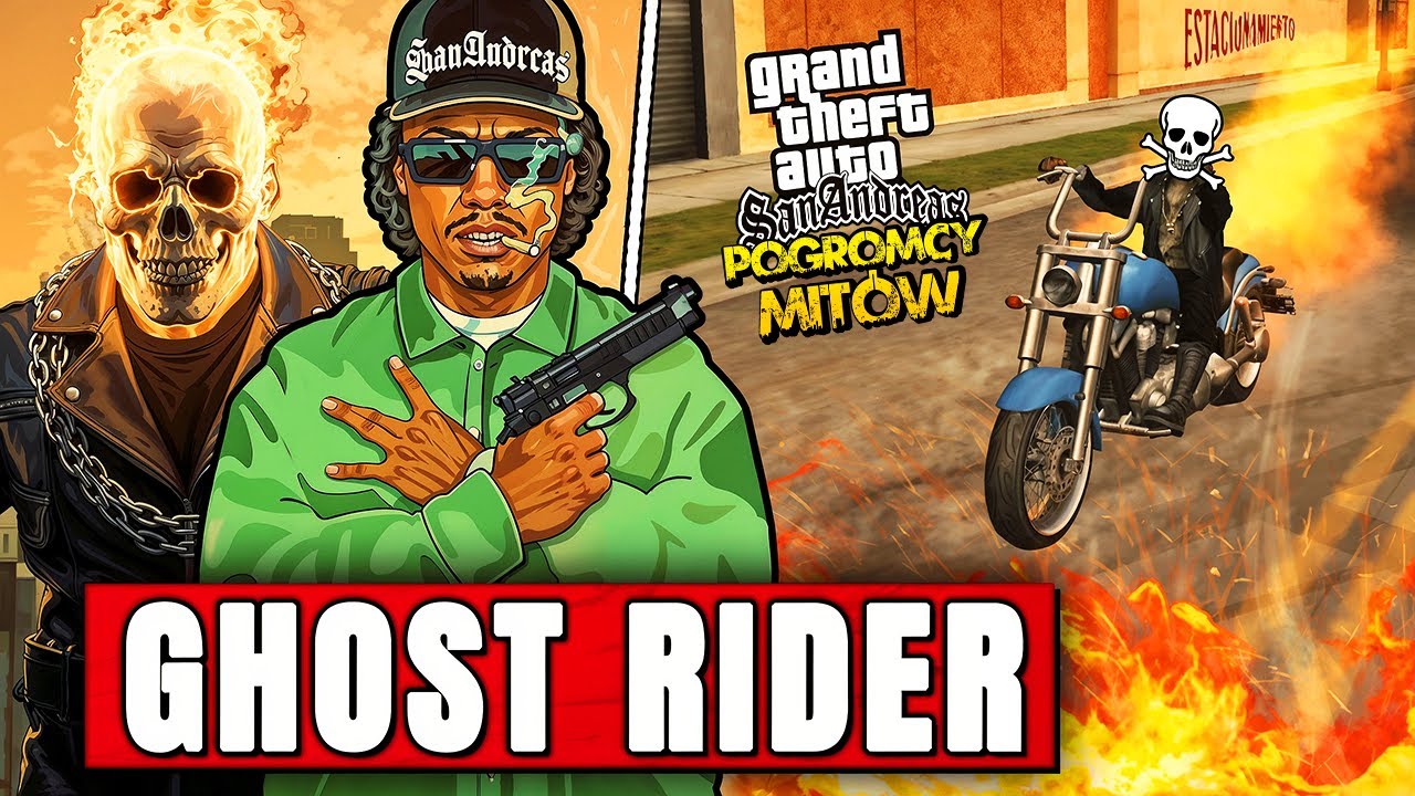 GHOST RIDER W TEJ GRZE TO JEDNAK NIE MIT | POGROMCY MIT&Oacute;W GTA SAN ANDREAS! (184)