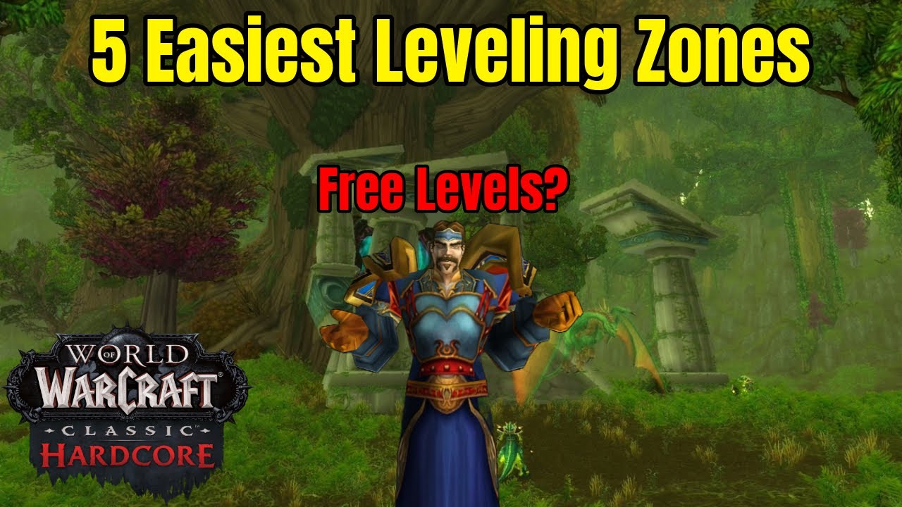 5 of the EASIEST Leveling Zones in HARDCORE CLASSIC WOW