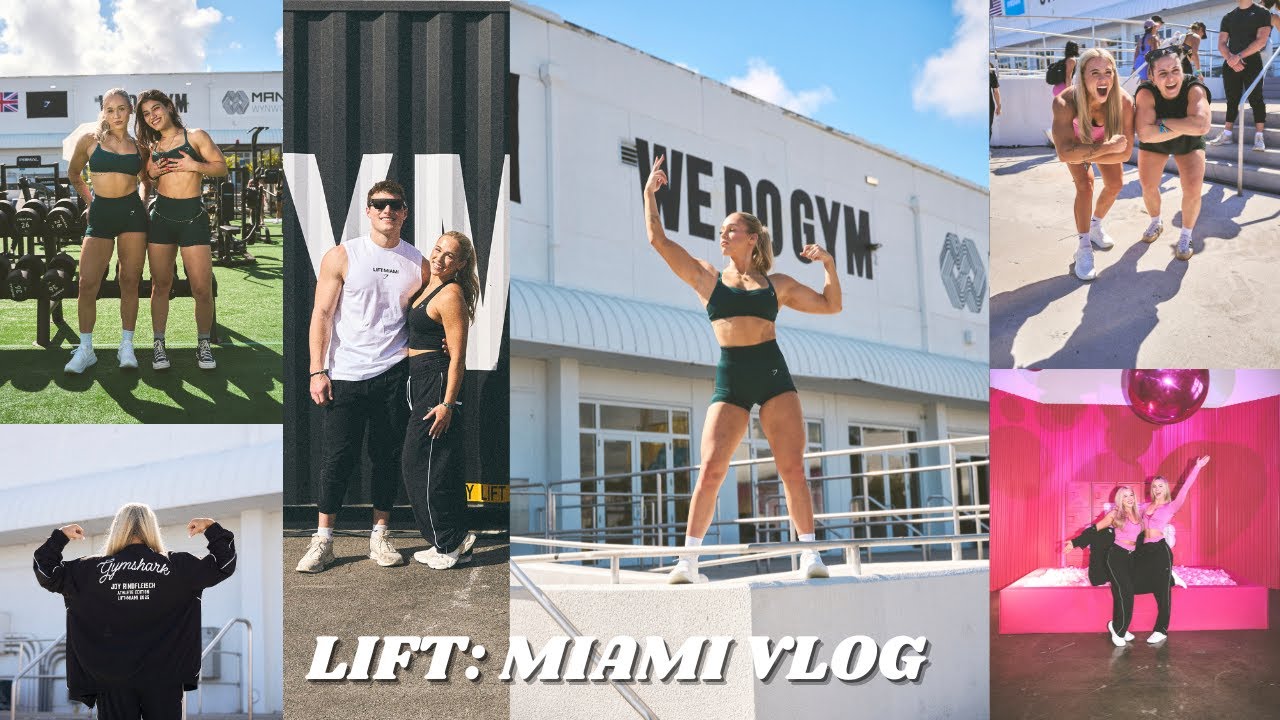 LIFT MIAMI 2025 VLOG!! GYMSHARK: WE DO GYM.