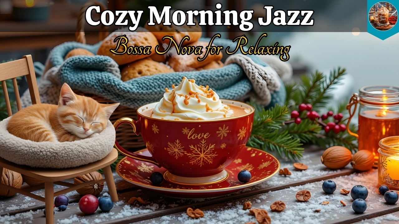 Positive Morning Jazz Bossa Nova ☕ Relaxing Jazz Winter for Coffee Shop Vibes