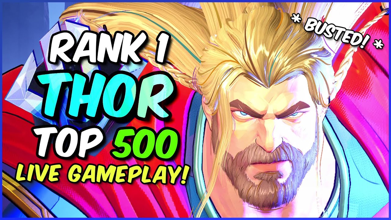 Rank #1 Thor | TOP 500 | Ranked Thor Gameplay & Tips | Marvel Rivals