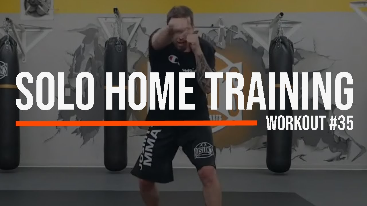 MMA Striking Workout #35 - Beginner (Boxing/Muay Thai) - Train at home!