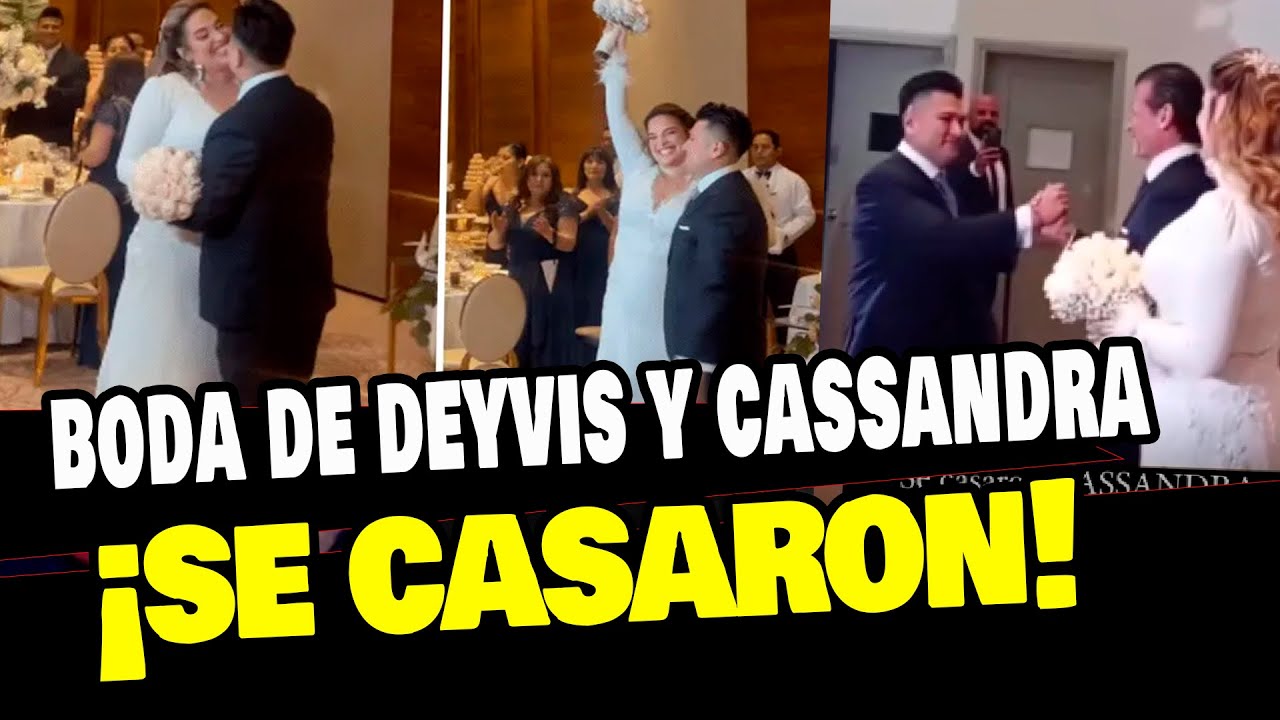 BODA DE DEYVIS OROSCO Y CASSANDRA SÁNCHEZ: ASÍ FUE LA ROMÁNTICA CEREMONIA