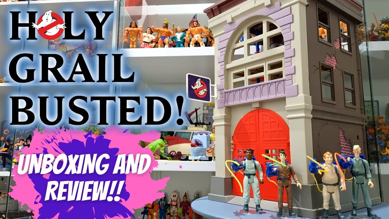 Распаковка и обзор игрового набора Kenner Real Ghostbusters Firehouse! Подробный обзор штаб-кварт...