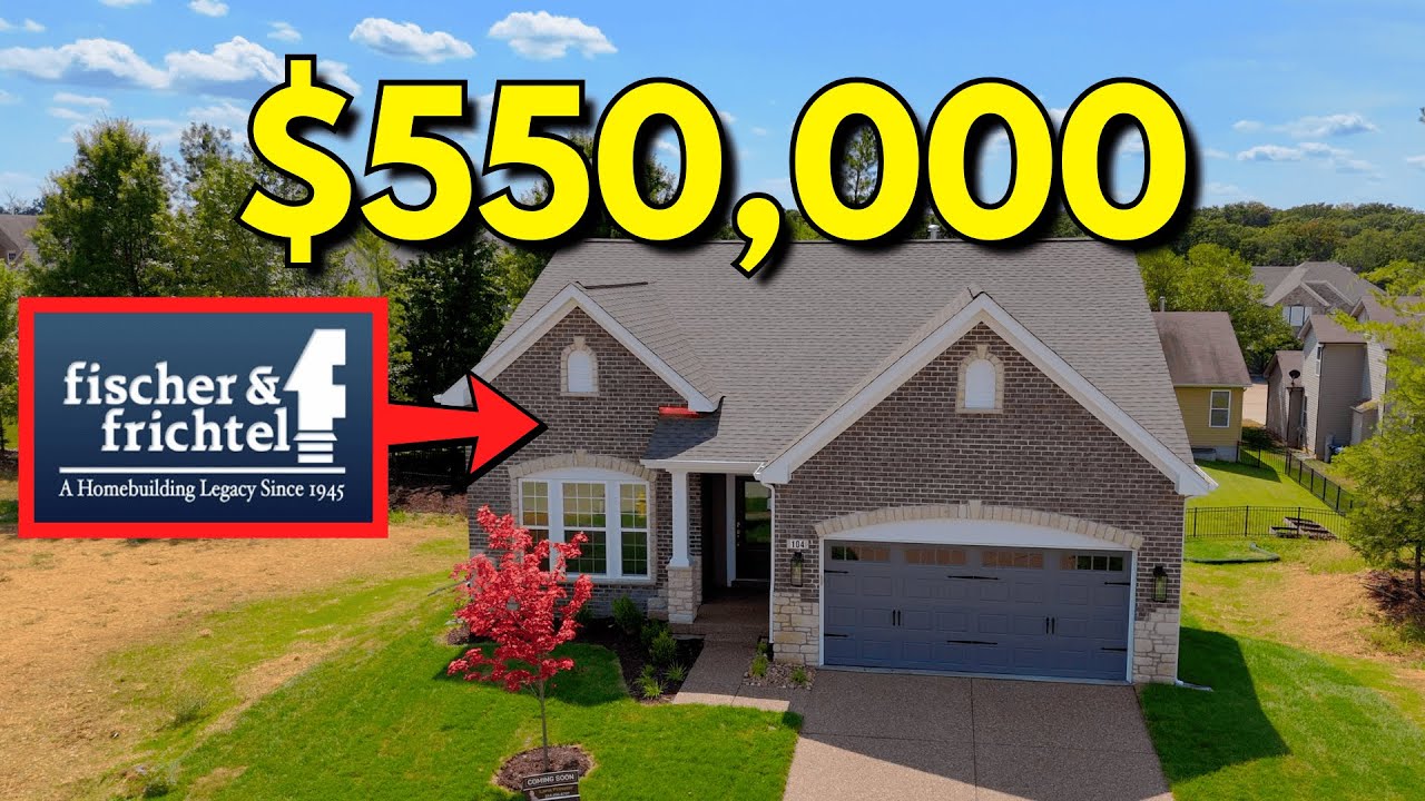 Inside a $550k NEW BUILD Home in Wentzville, MO Built by Fischer & Frichtel