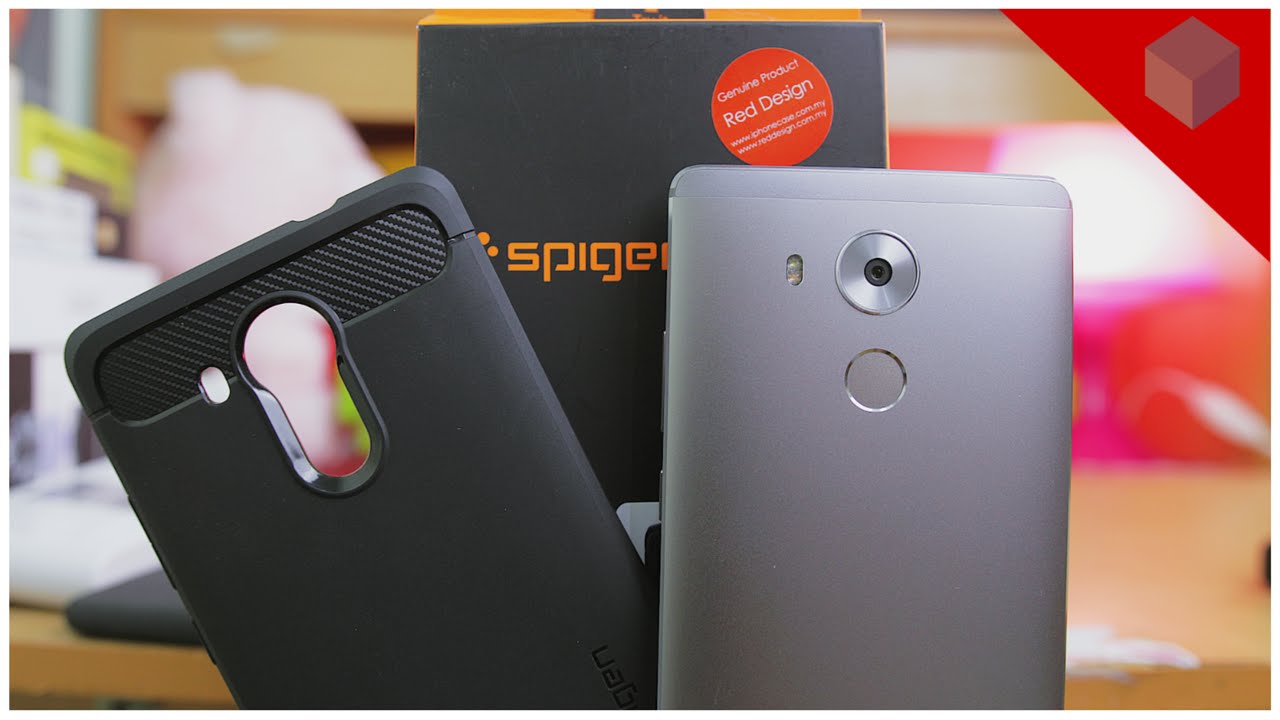 Spigen Rugged Armor For Huawei Mate 8 Unboxing
