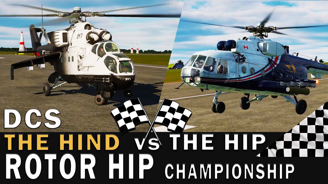 DCS the MI-24P HIND VS the MI-8 HIP in the ROTOR HIP Championship Round 1 August 2021