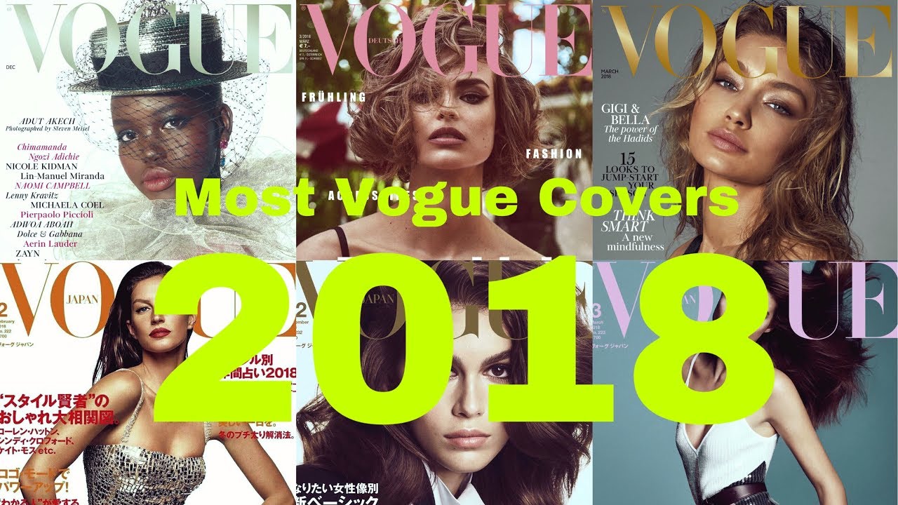 Models with the most VOGUE Covers | 2018