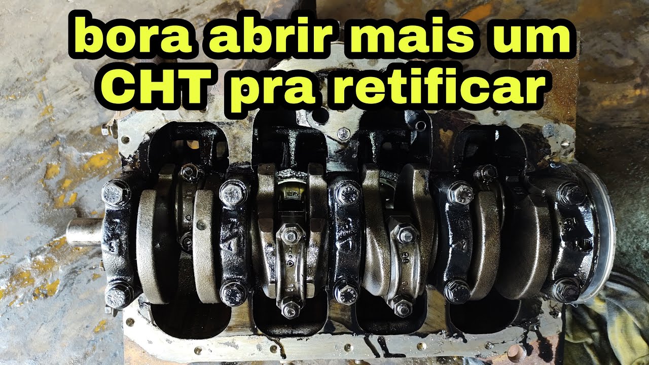 abrindo motor CHT 1.6 pra fazer retifica e passar a alcool