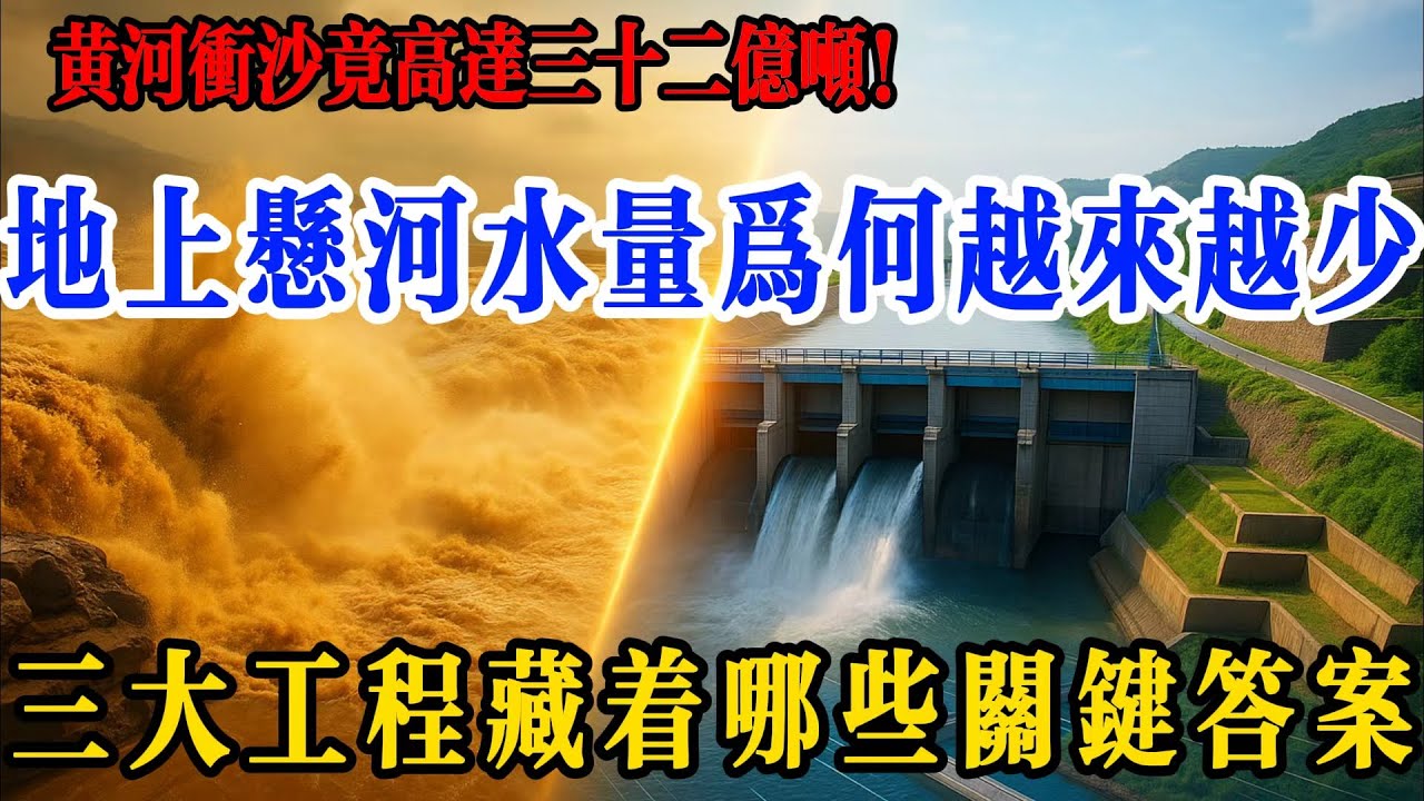 黄河冲沙 32.5 亿吨！地上悬河却越治越 “渴”？中国 3 大超级工程藏着答案？