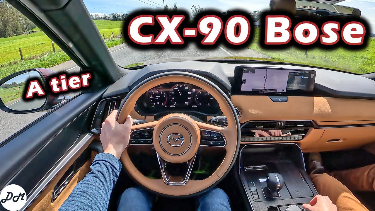 Mazda CX-90 2024 года — обзор аудиосистемы Bose с 12 динамиками