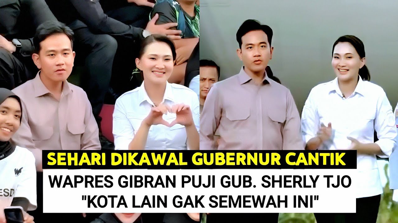 Momen Wapres Gibran Puji Gub. Sherly Tjoanda : 