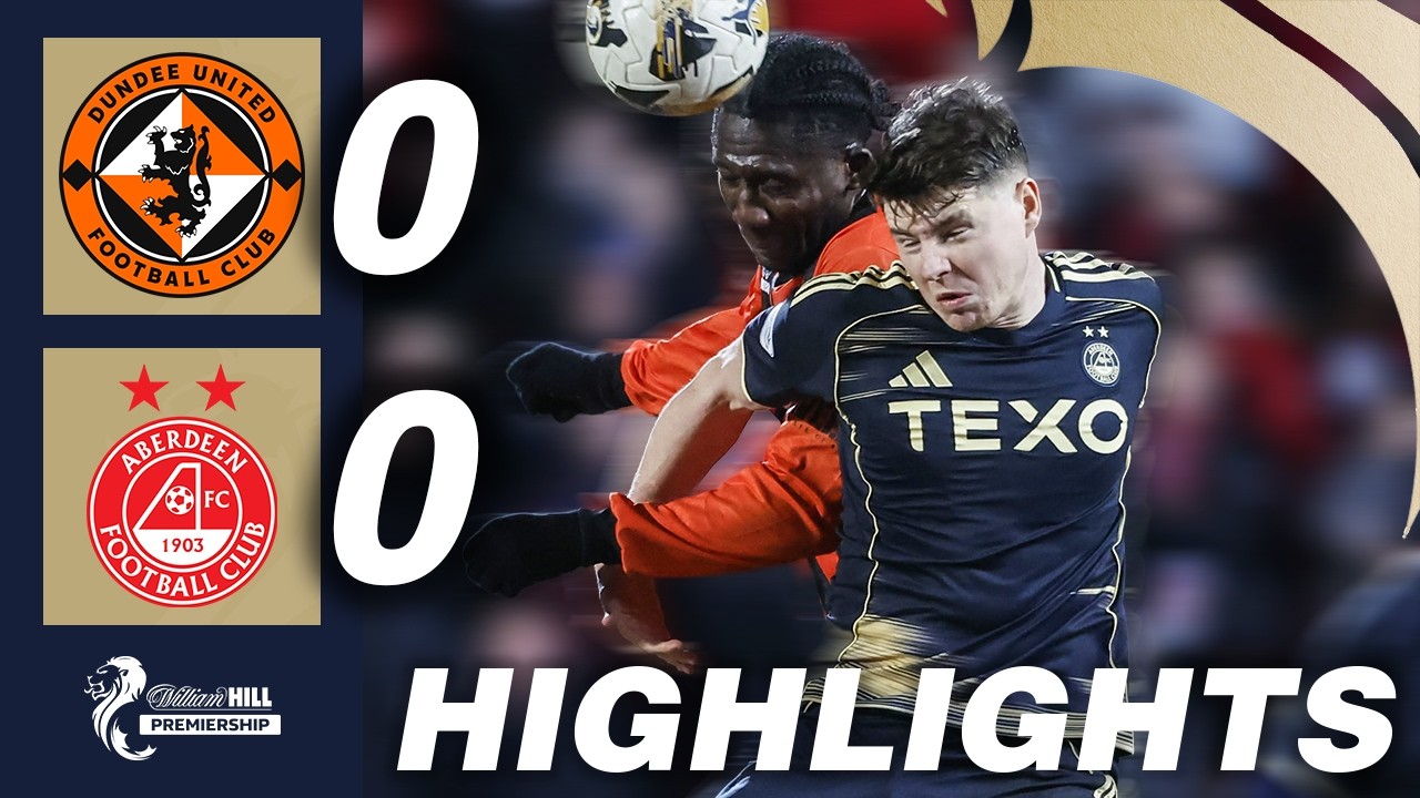 Dundee United 0 - 0 Aberdeen | HIGHLIGHTS | William Hill Premiership