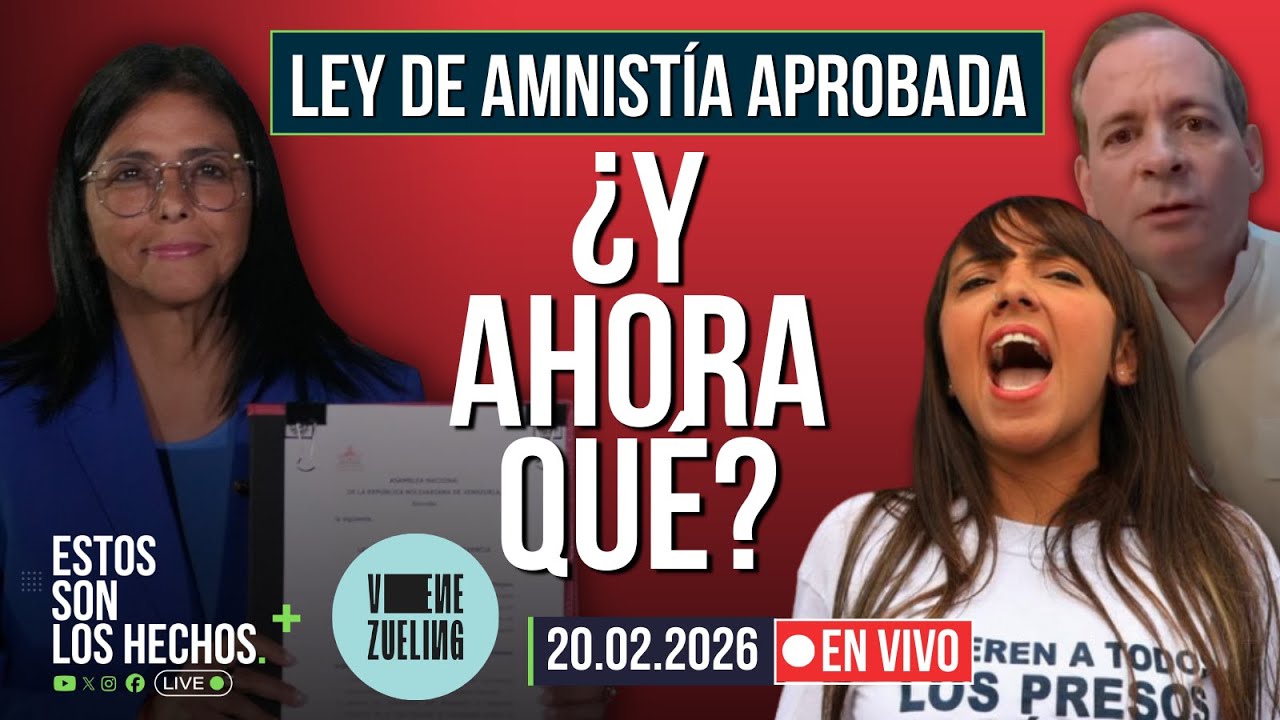 EN VIVO I Aprobada ley de amnistía en Venezuela: ¿Y ahora qué?