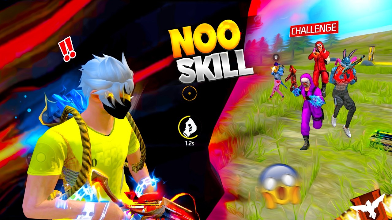 No Character Skill Challenge🔥Solo vs Squad Mac10 + M60 III 🤯 20 Kills - Garena Free Fire #freefire